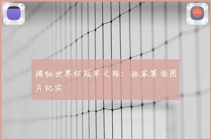 揭秘世界杯冠军之路：独家赛场图片纪实